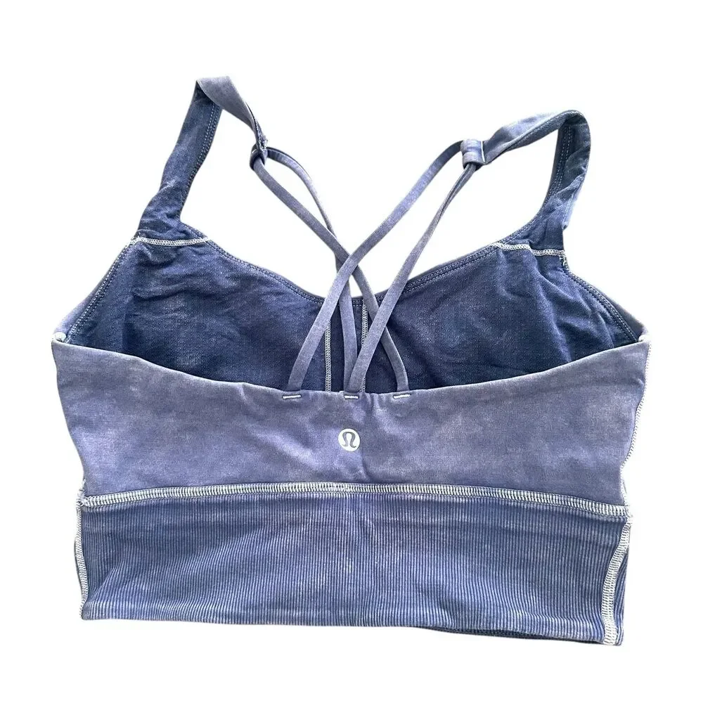 LULULEMON Free To Be Sports Bra Midnight‎ Orchid Sz 6